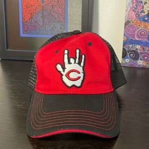 Cincinnati Reds Grateful Dead Trucker Baseball Hat Adjustable